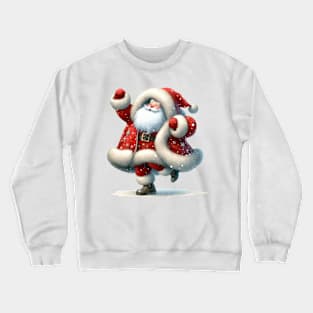 Santa Claus Scene Crewneck Sweatshirt